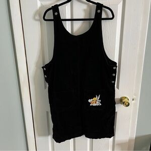 Vintage Looney Tunes Warner Brother Store Velvet Jumper Tweedy & Bugs Bunny